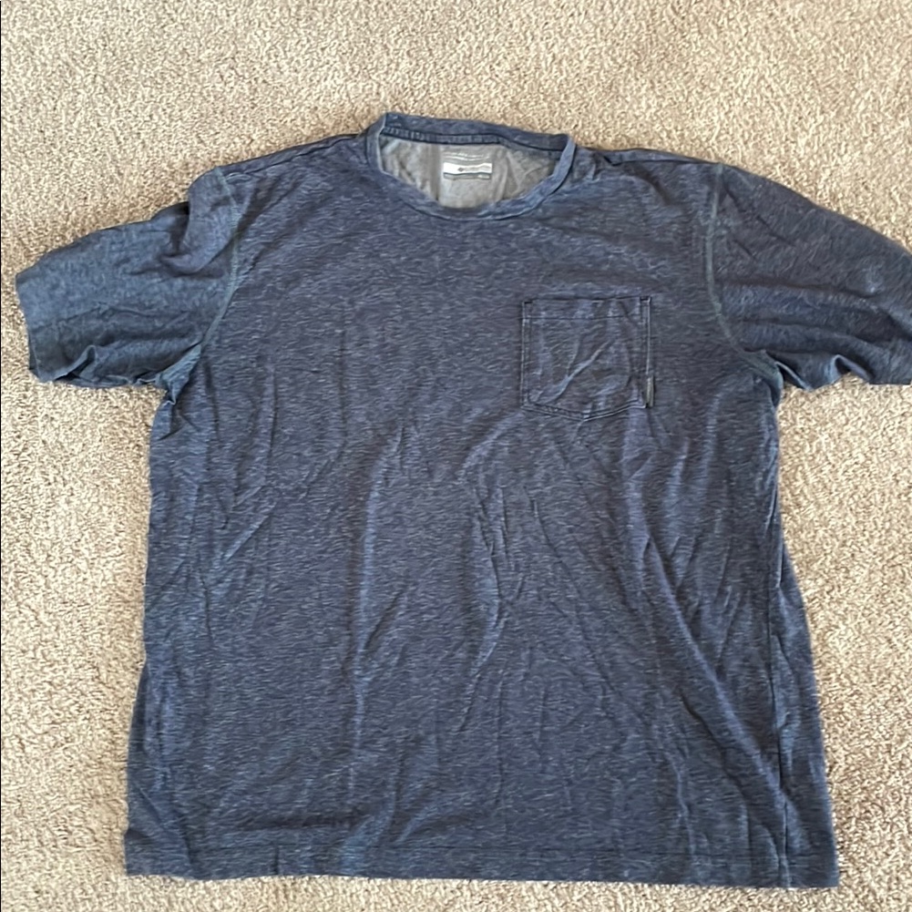 Men's Blue T-Shirt Columbia Omni- Wick | Xl